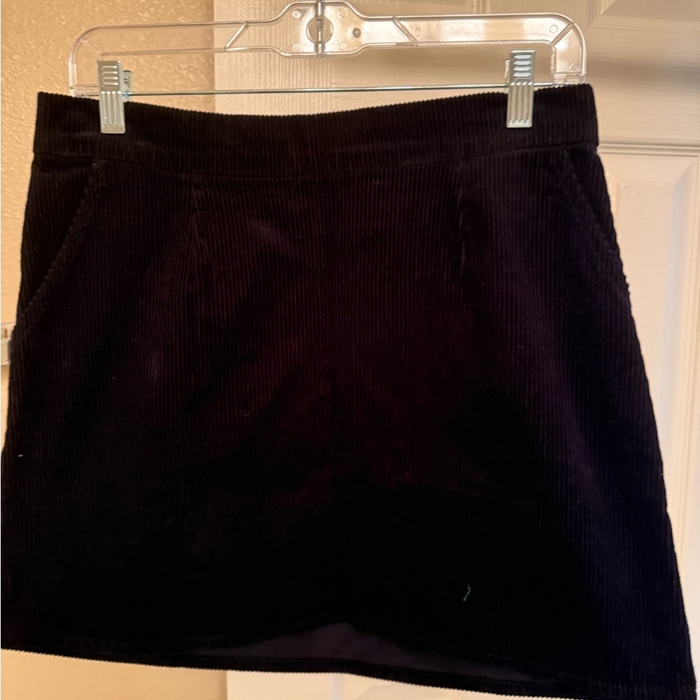 Xhilaration Black Corduroy Pencil Skirt